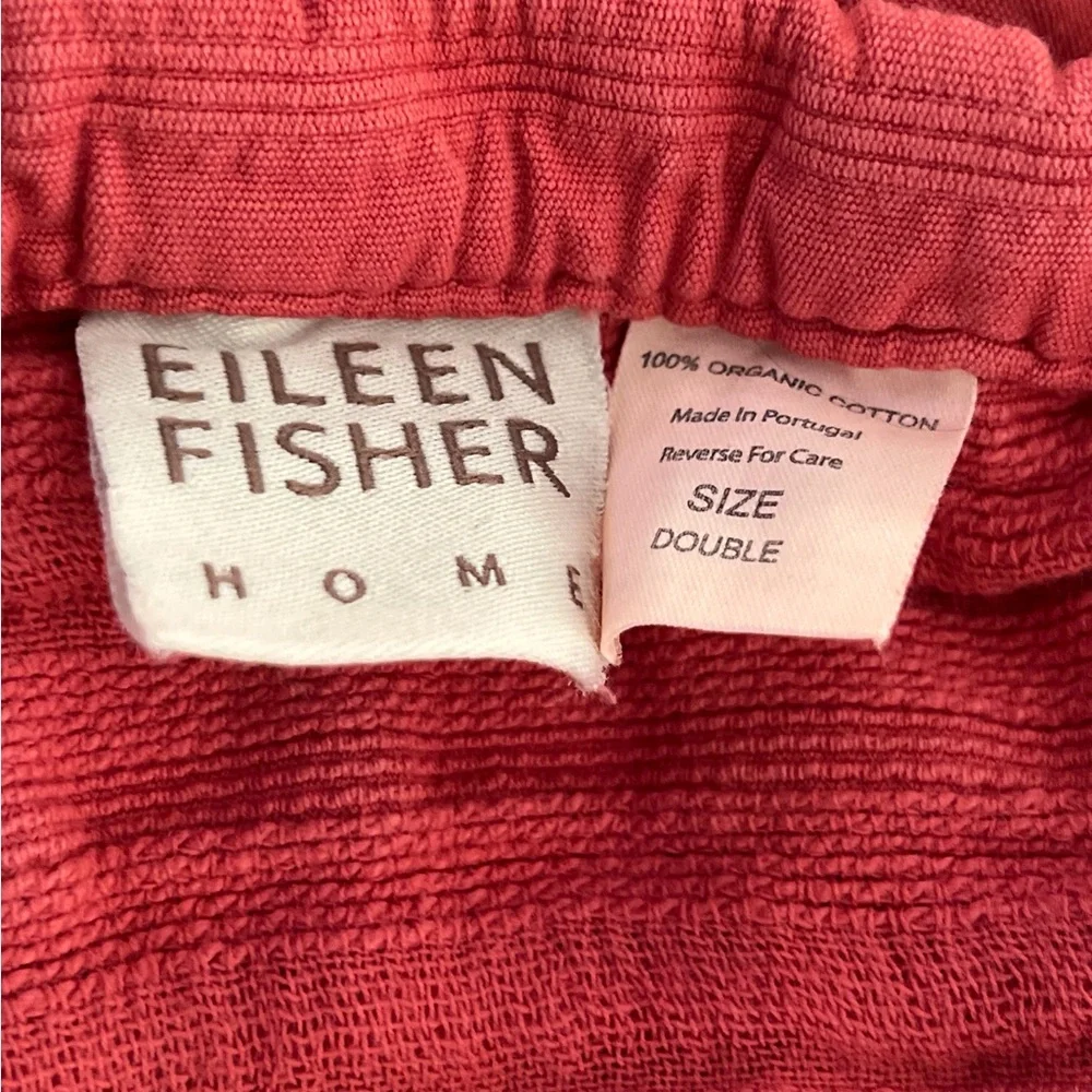 Eileen Fisher Home Organic Cotton Ripple Blanket with 2 Shams